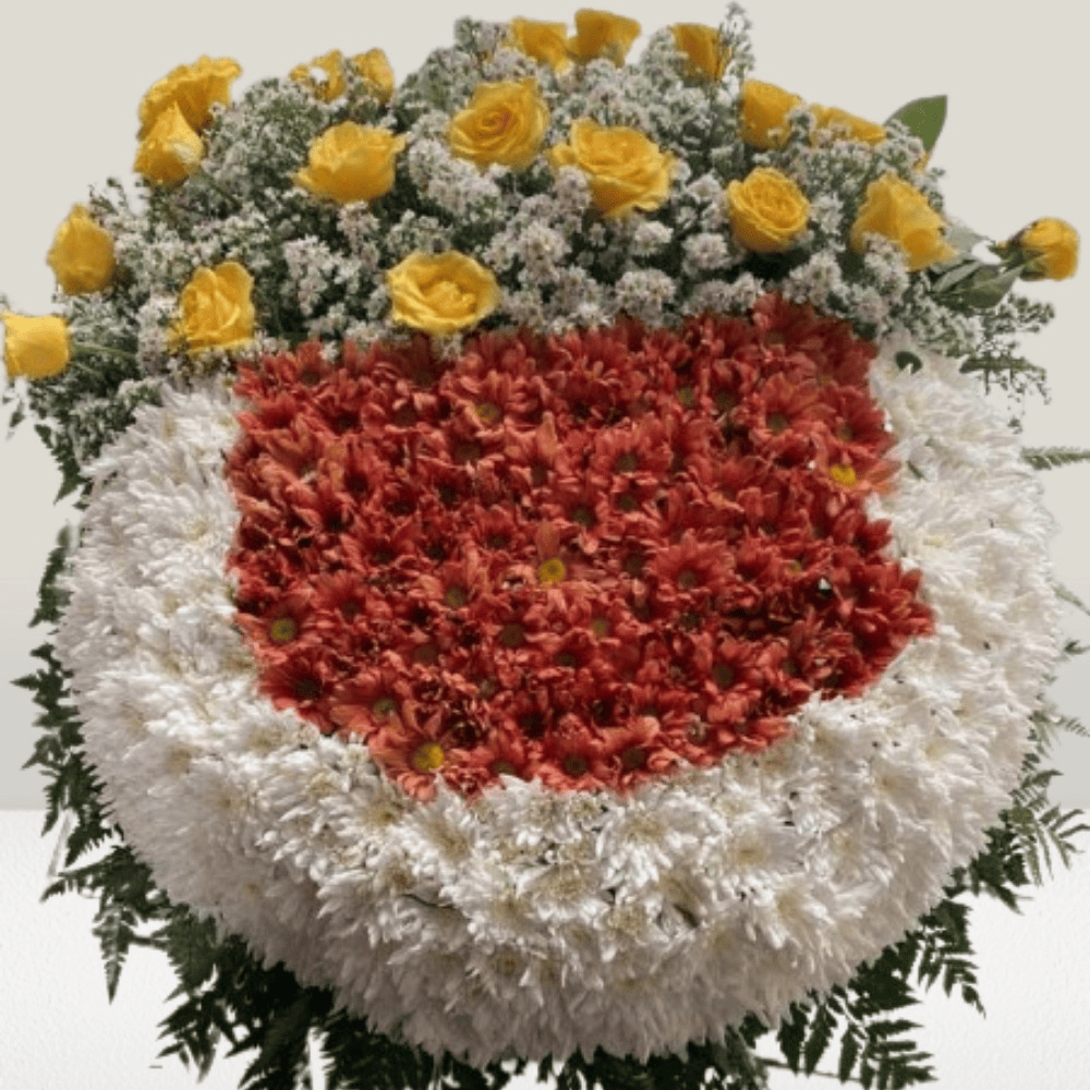 Coroa de flores em Natal