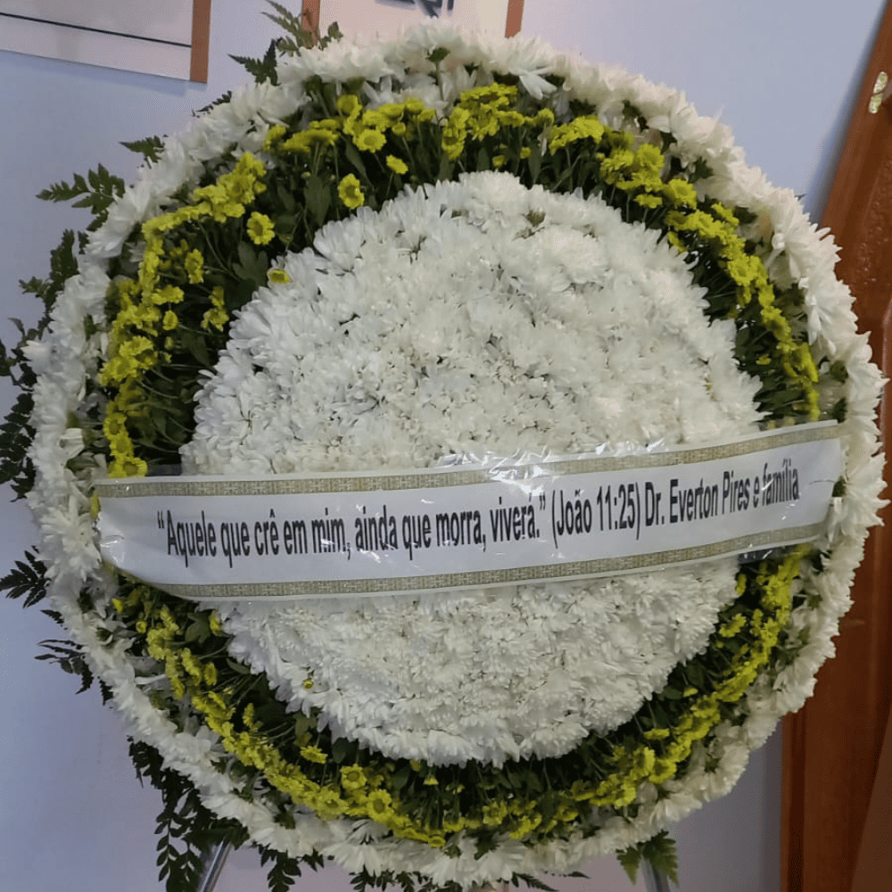 Coroa de flores em Natal