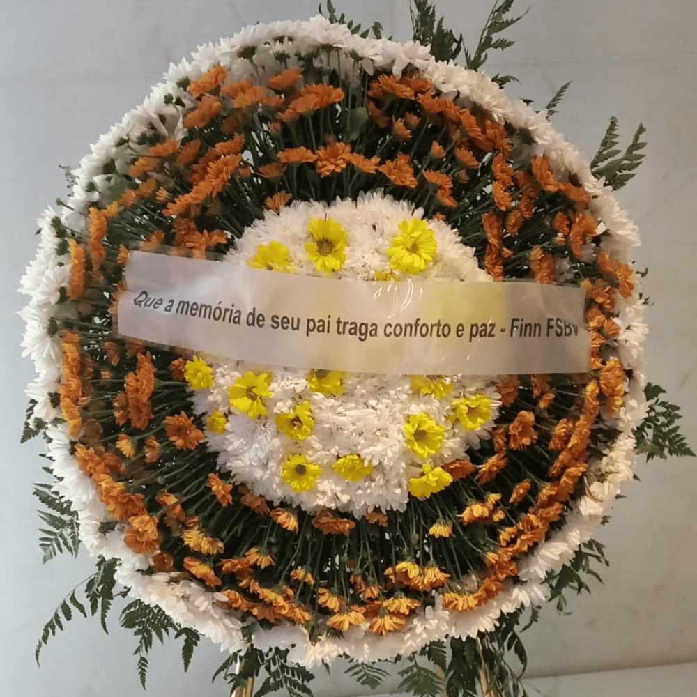 Coroa de flores em Natal