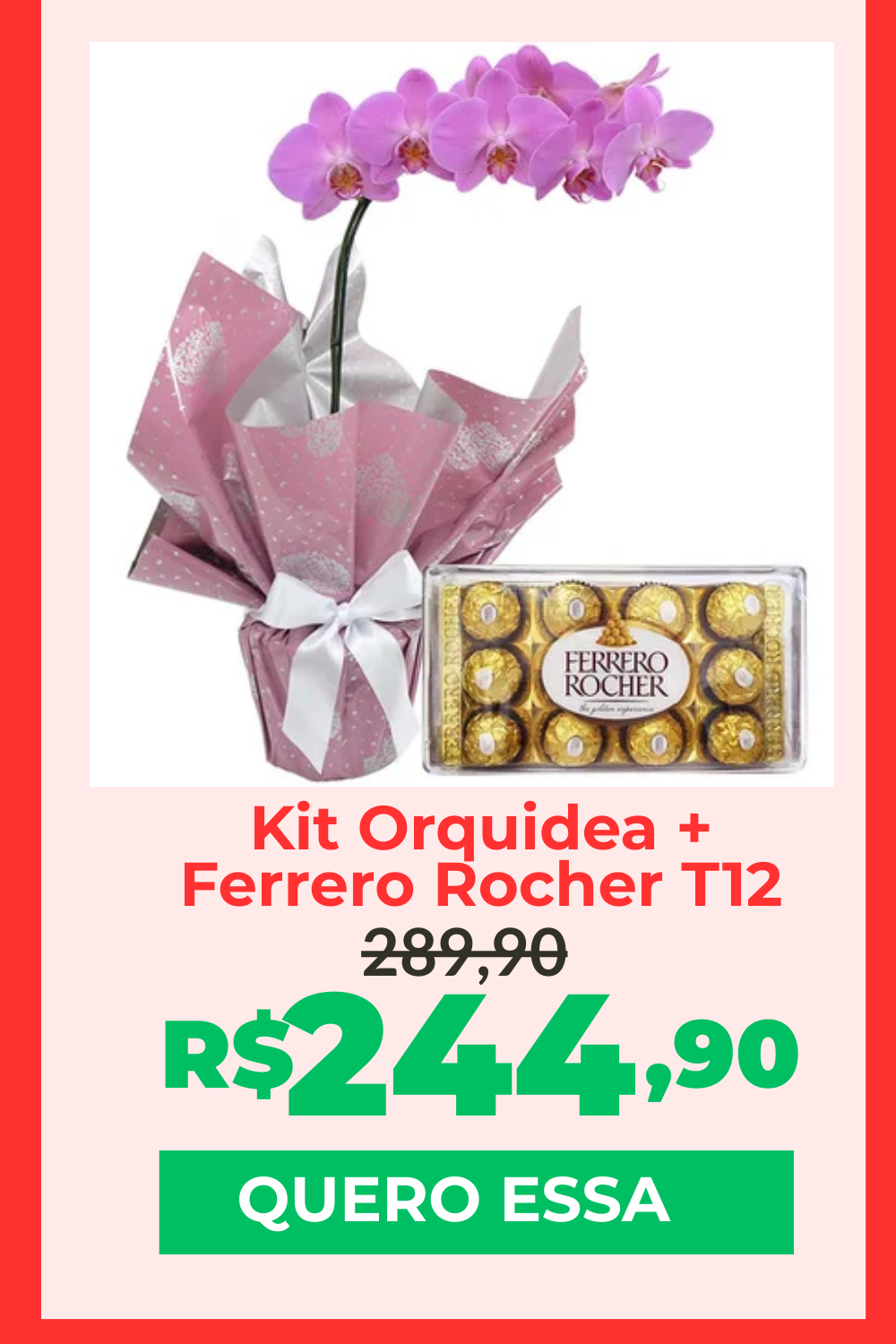 orquídea para presente